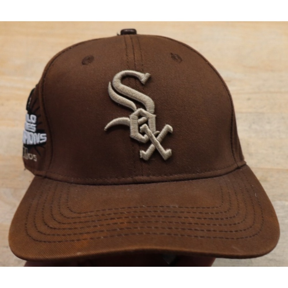 Chicago White Sox World Series 2005 Hat Cooperstown Pro Standard Size 7 Brown